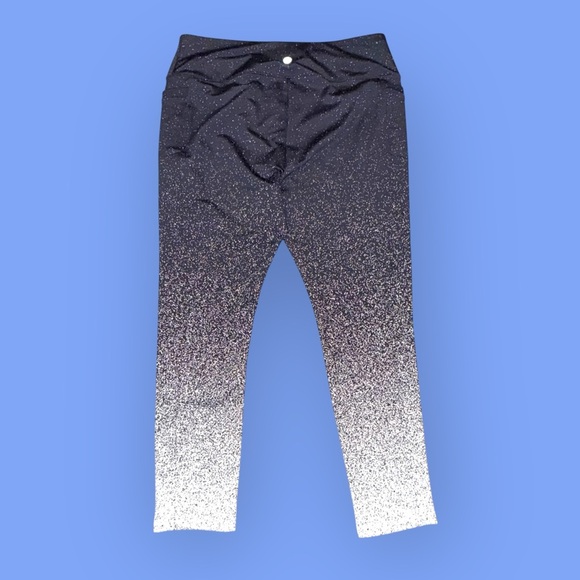 TALBOTS STARDUST (Navy / White) LEGGINGS XL Petite - Picture 9 of 10